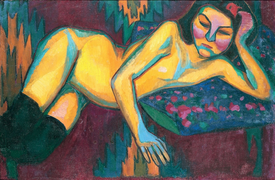 Yellow Nude, Sonia Delaunay, 1908