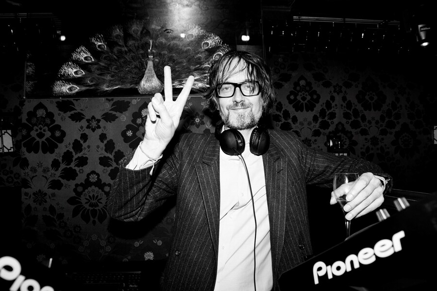 Jarvis Cocker at the Another Man party at LouLou&#39;s