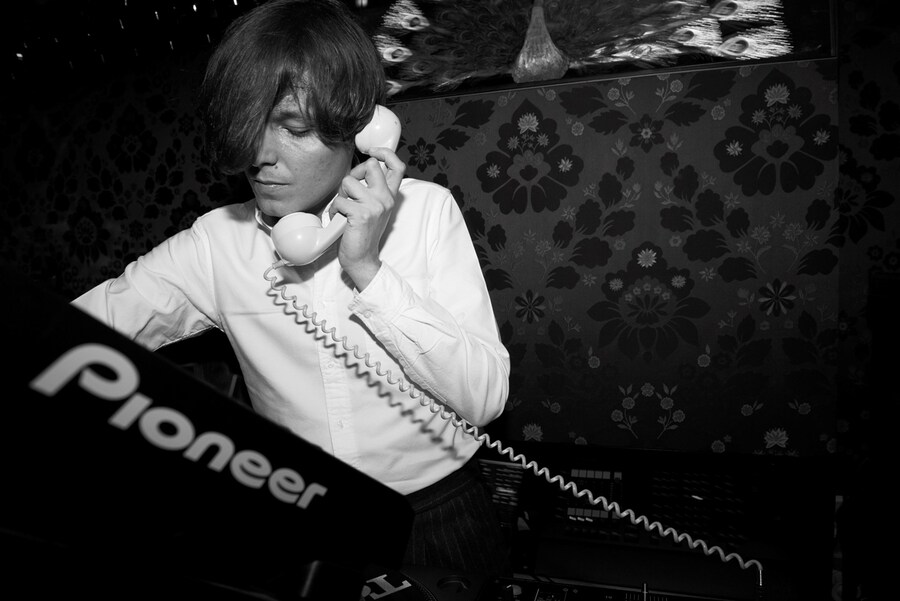 Rhys Webb DJing at the Another Man party at LouLou&#39;s