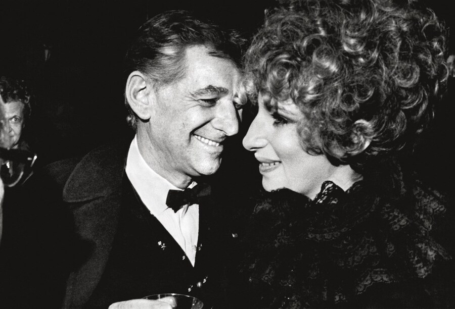 Leonard Bernstein and Barbara Streisand