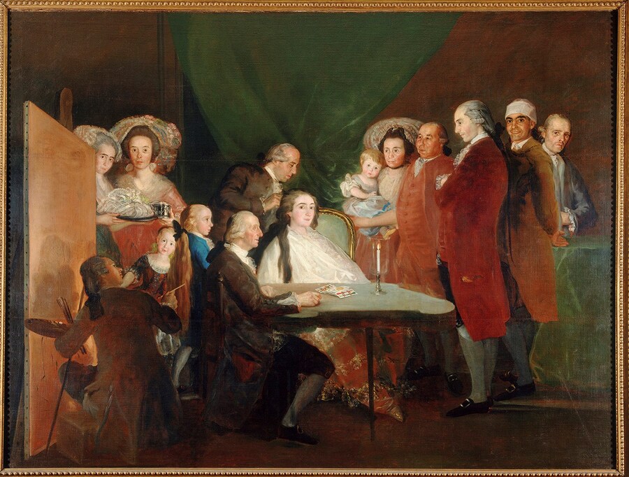 The Family of the Infante Don Luis de Borb&#243;n Francisco de Go