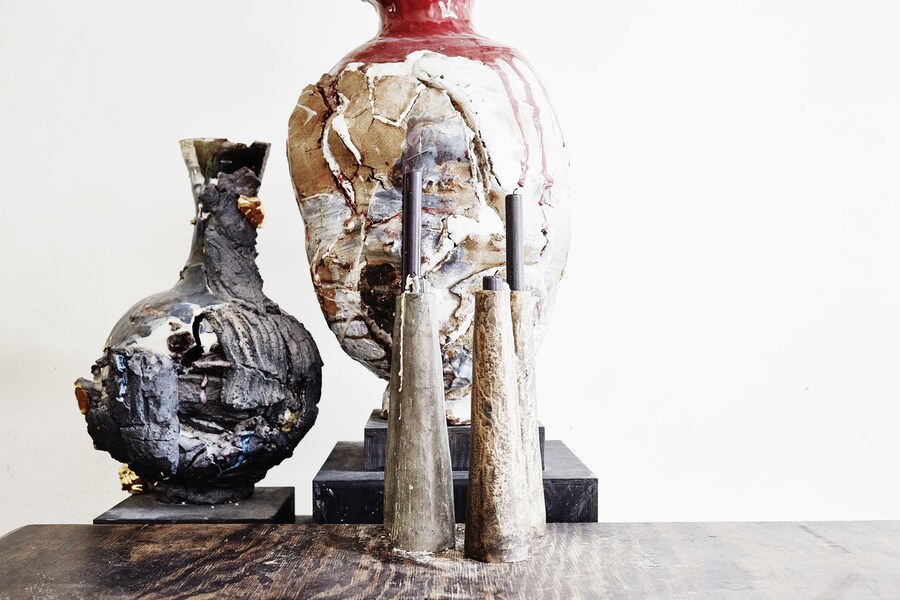 GARETH MASON CERAMICS IN KITCHEN