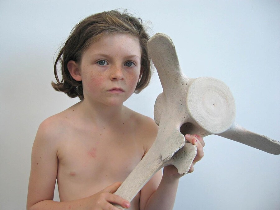 Dorothy-Cross,-girl-with-whale-bone,-2007