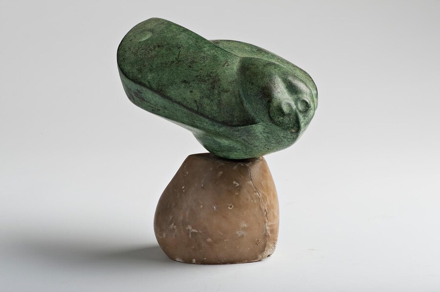 Gertrude-Hermes,-Moth-(car-mascot),-1926,-polished