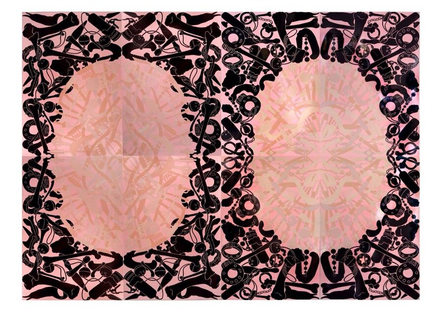 Vortex-3,-191.4x125.2-cm,-2013,-acrylics-on-paper