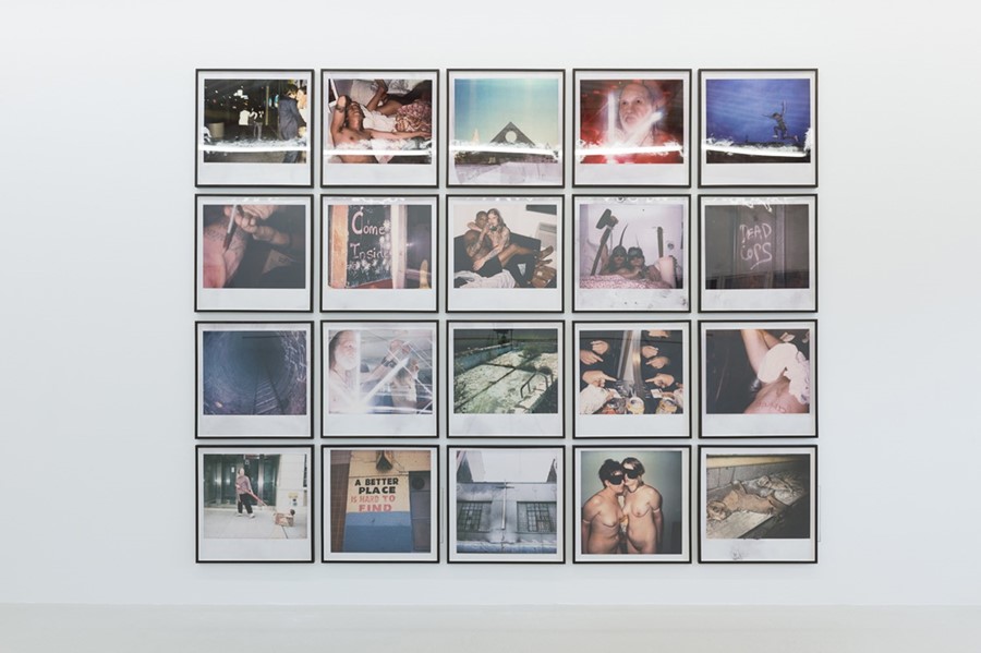 Dash Snow, Polaroid Wall 