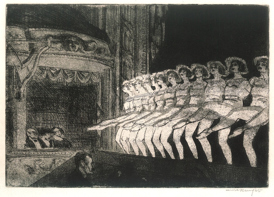 LAURA KNIGHT_A Chorus_courtesy The Fine Art Societ