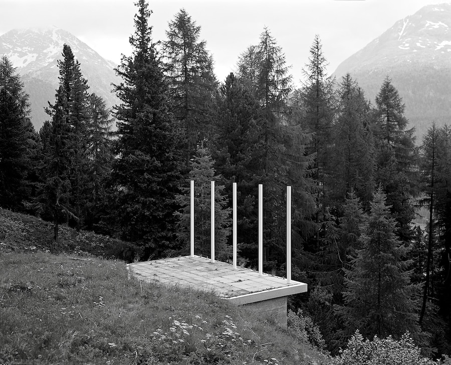 Platform at Pontresina, 2015 by Tom Lovelace
