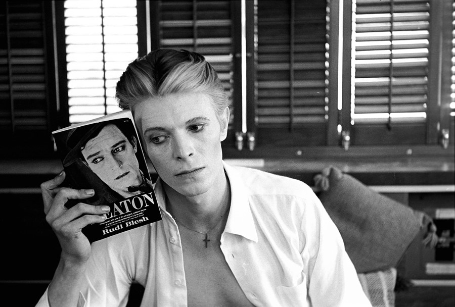 Bowie-with-Keaton-Book-by-Steve-Schapiro