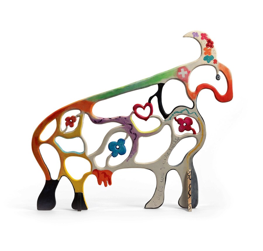 Niki-de-Saint-Phalle---Je-suis-une-vache-suisse,-1