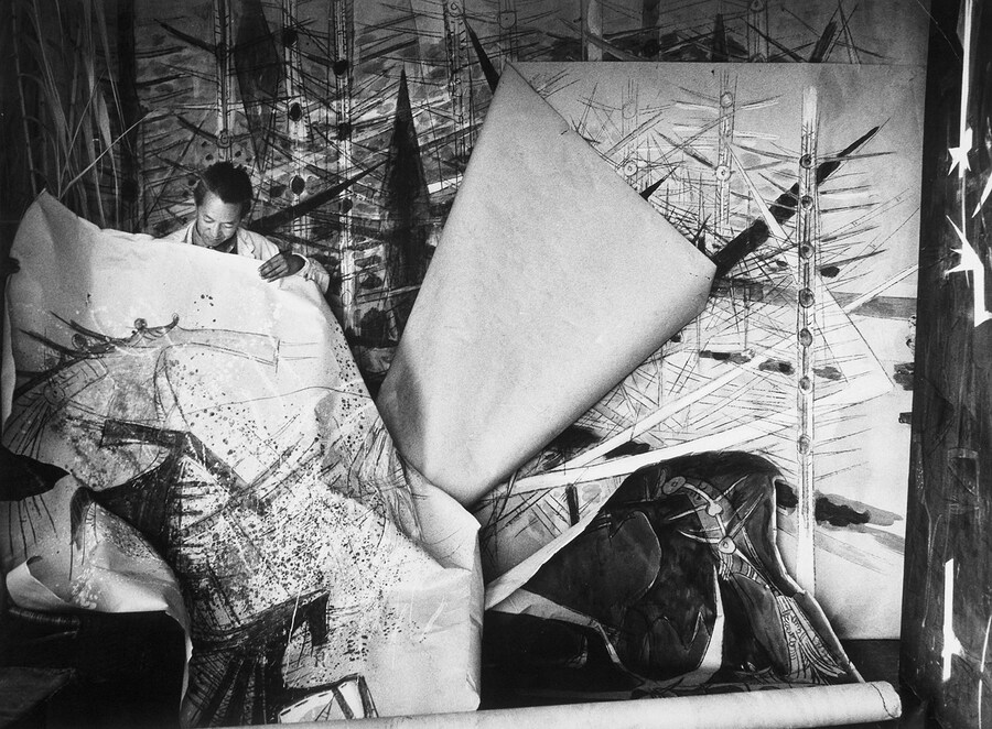 1963---1--Portrait-de-l&#39;artiste-à-Albissola---&#169;-A