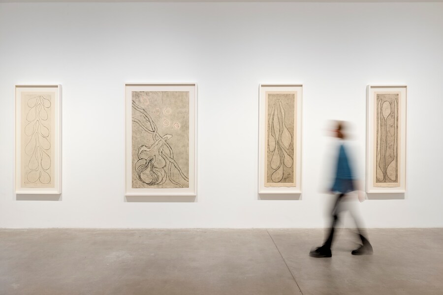 Installation view, ‘Louise Bourgeois.Turning Inwards’