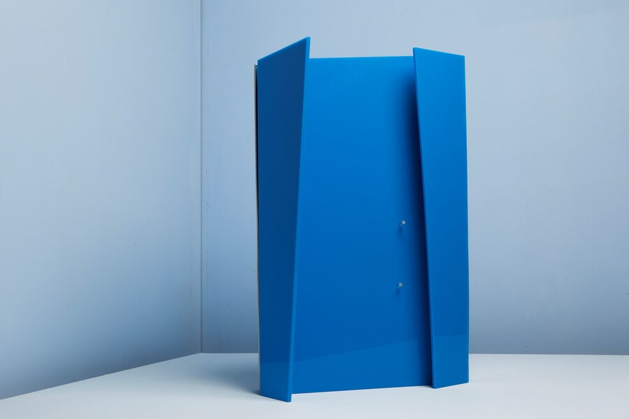 5 Untitled (Debris and Blue #2) from the series Dr