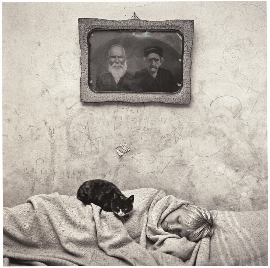 Portrait of Sleeping Girl by Roger Ballen
