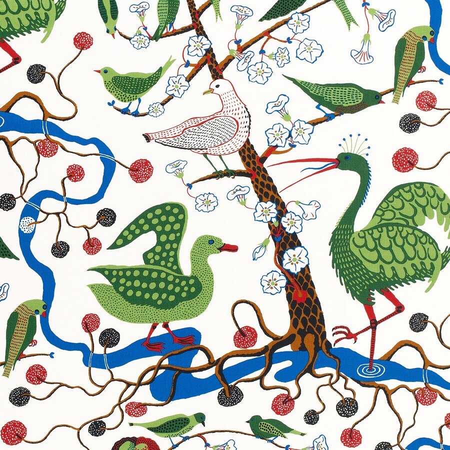 Svenskt_Tenn_Textil_Grona_Faglar_1_2&#169;Svenskt Tenn