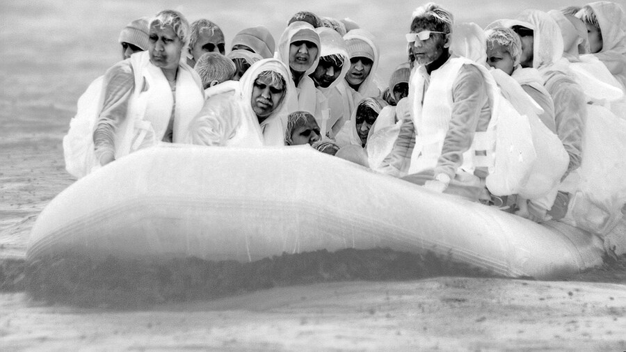 8. Richard Mosse, Still frame from Incoming, 2015,