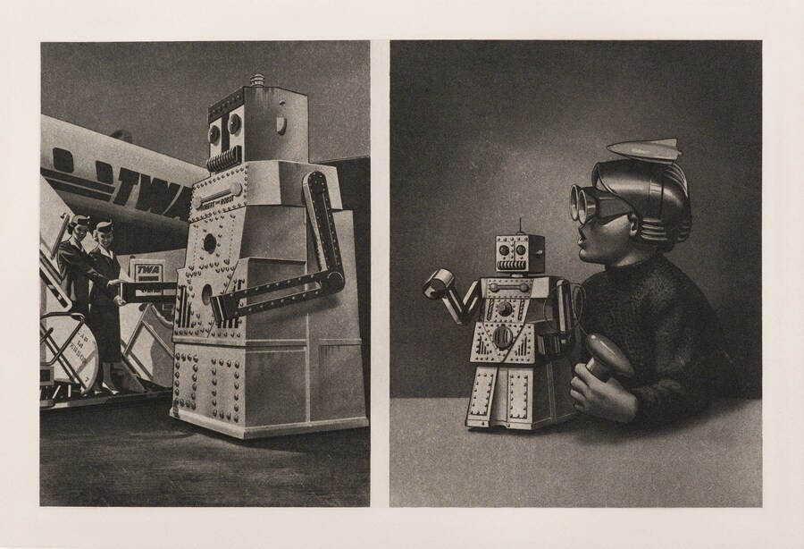 Image 12. Paolozzi, Le Robot Robert Voulait Aller 
