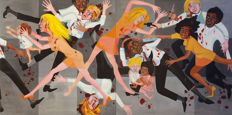 Faith-Ringgold,-America-People-#20-Die
