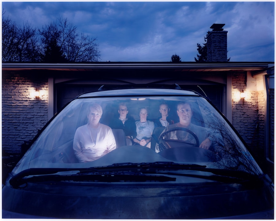 04_Self-portrait with family in SUV, Michigan