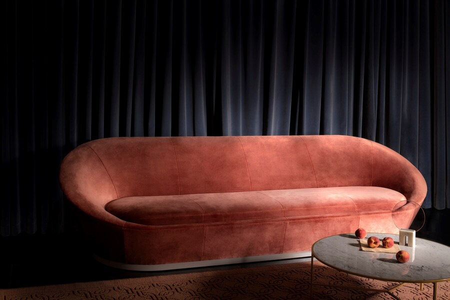 New Life Sofa and Smoke Coffee Table