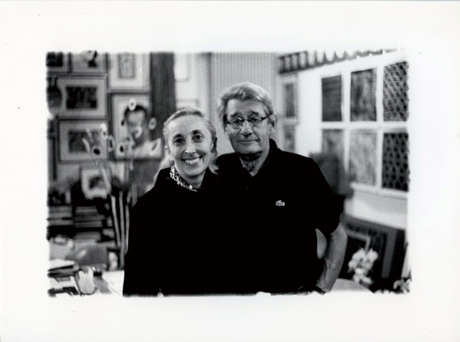 8_Carla-Sozzani-and-Helmut-Newton-in-her-Studio_Mi