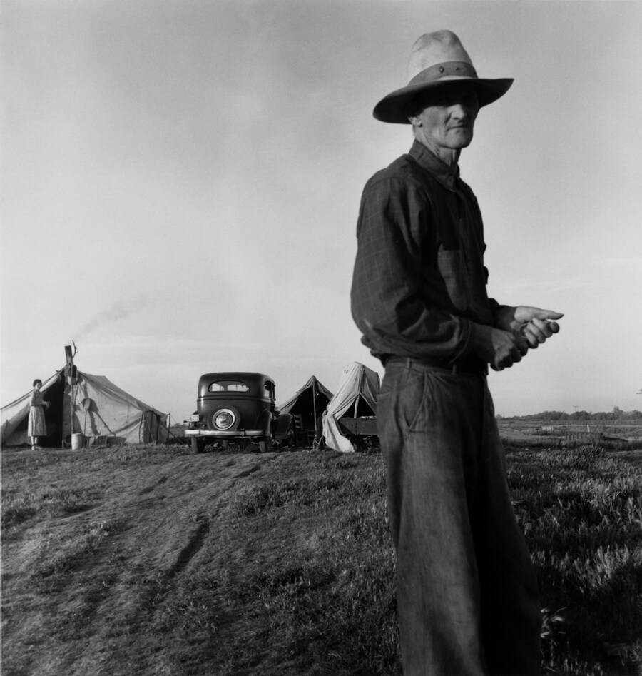 4. Dorothea Lange, Drought Refugees, ca. 1935, the