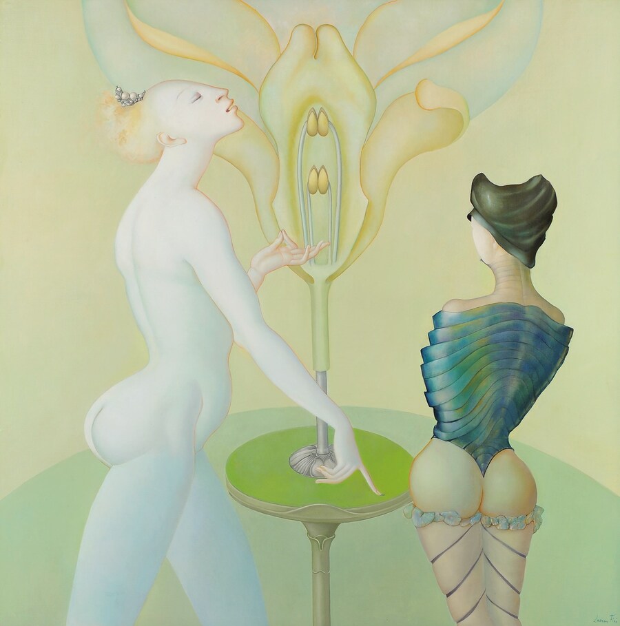 Leonor-Fini_La-Lecon-de-Botanique_1974_Courtesy-of