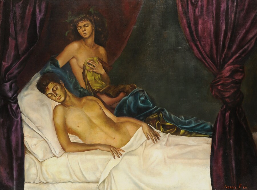 Leonor-Fini_L&#39;Alcove_1941_Courtesy-of-Weinstein-Ga