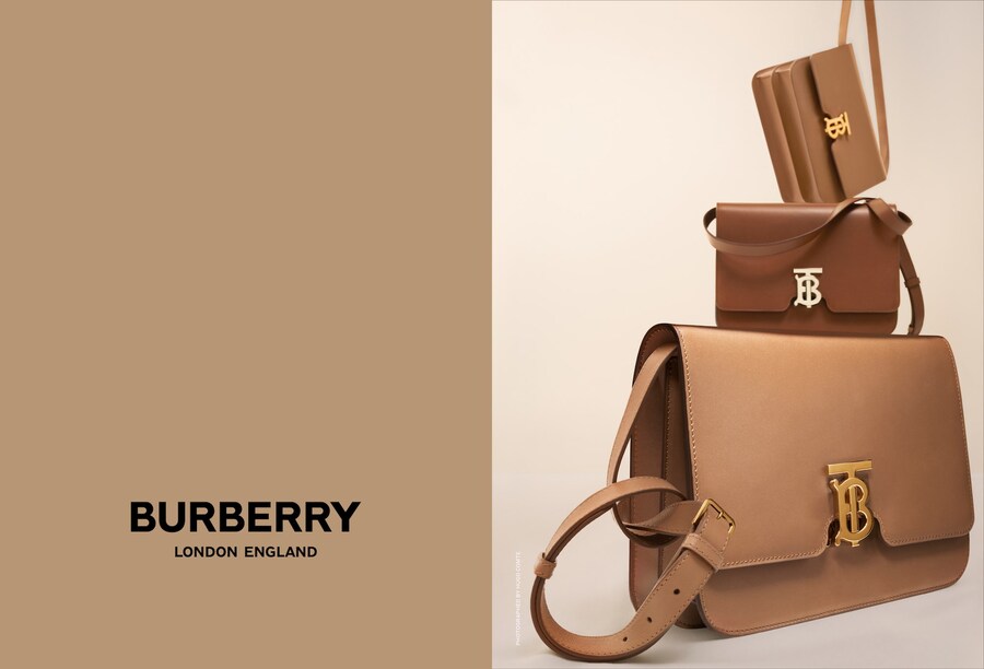 The TB bag photographed by Hugo Comte for Burberry
