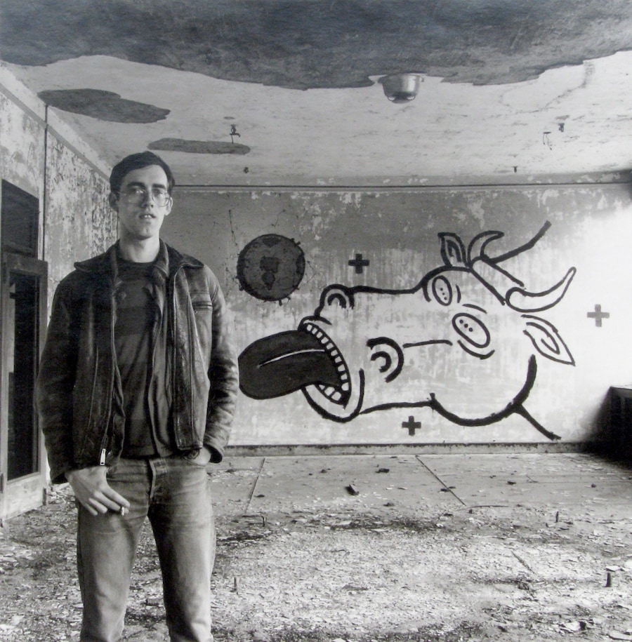 KW_DW_Untitled (David Wojnarowicz with Cow Mural),