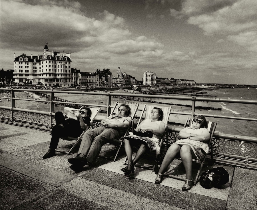 Seaside pier on the south coast, Eastbourne, UK 19