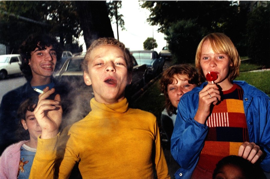 01 Boy In Yellow Shirt Smoking, 1976