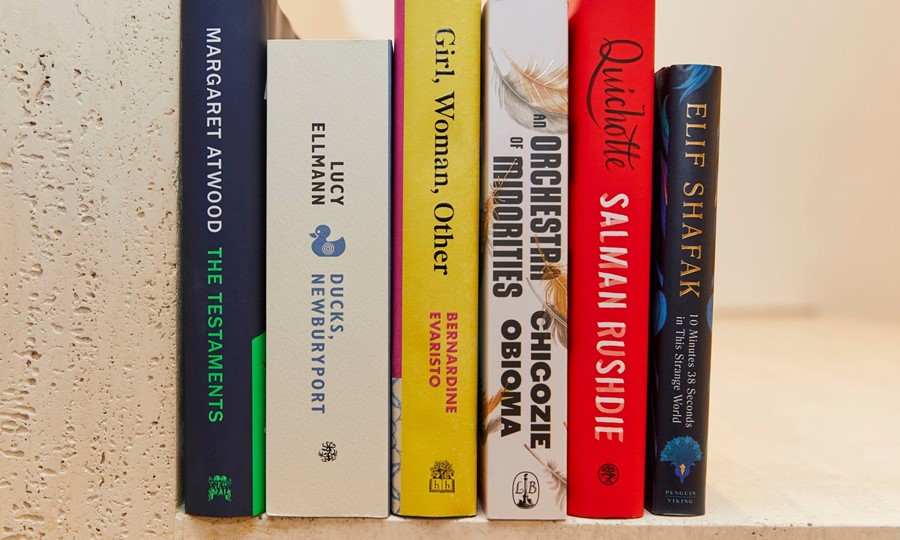 Some of the books nominated for the 2019 Booker prize