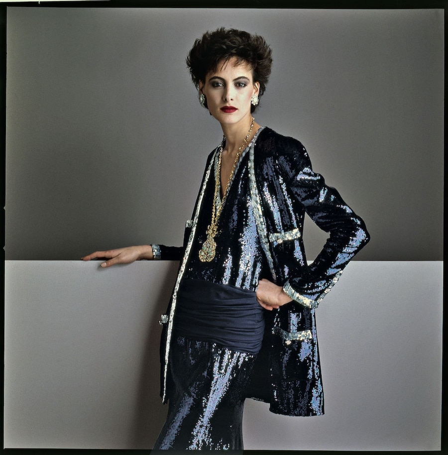 Chanel evening suit, Haute Couture, Spring 1984 Assouline