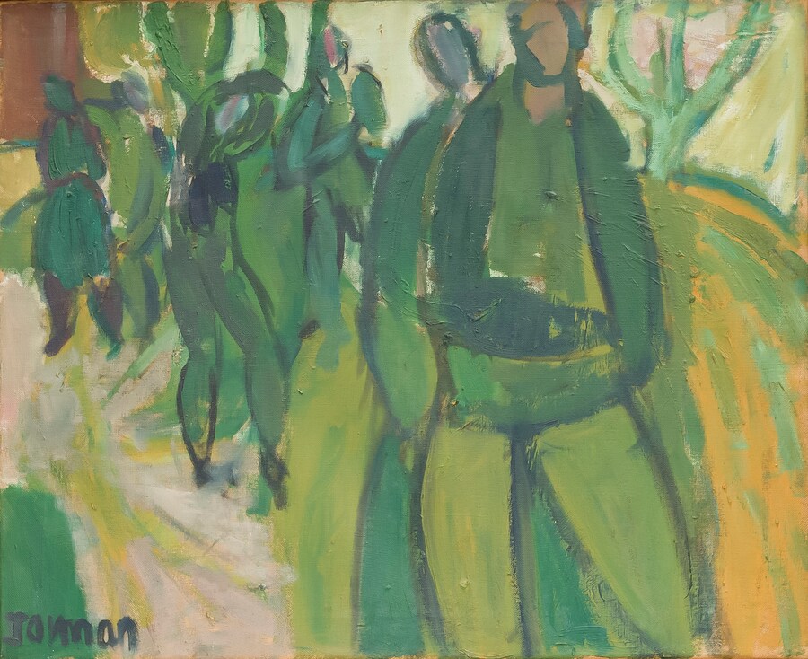 2. Untitled (Slade Entrance Exam), oil on canvas, 