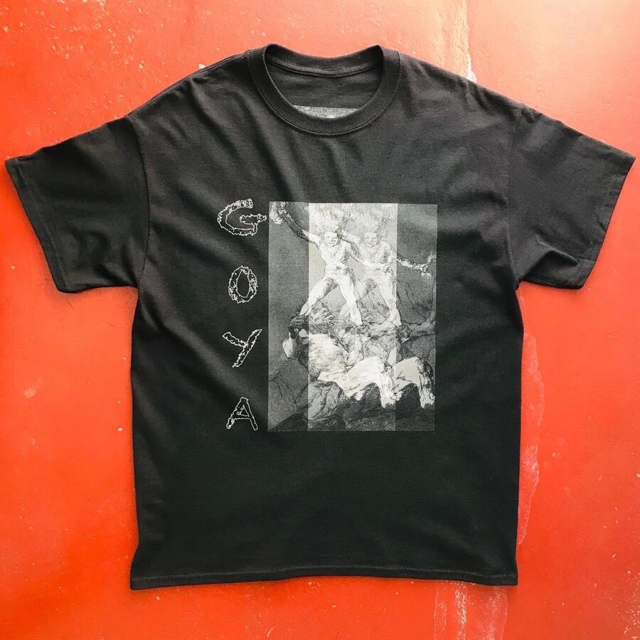 Goya Los Caprichos T red background