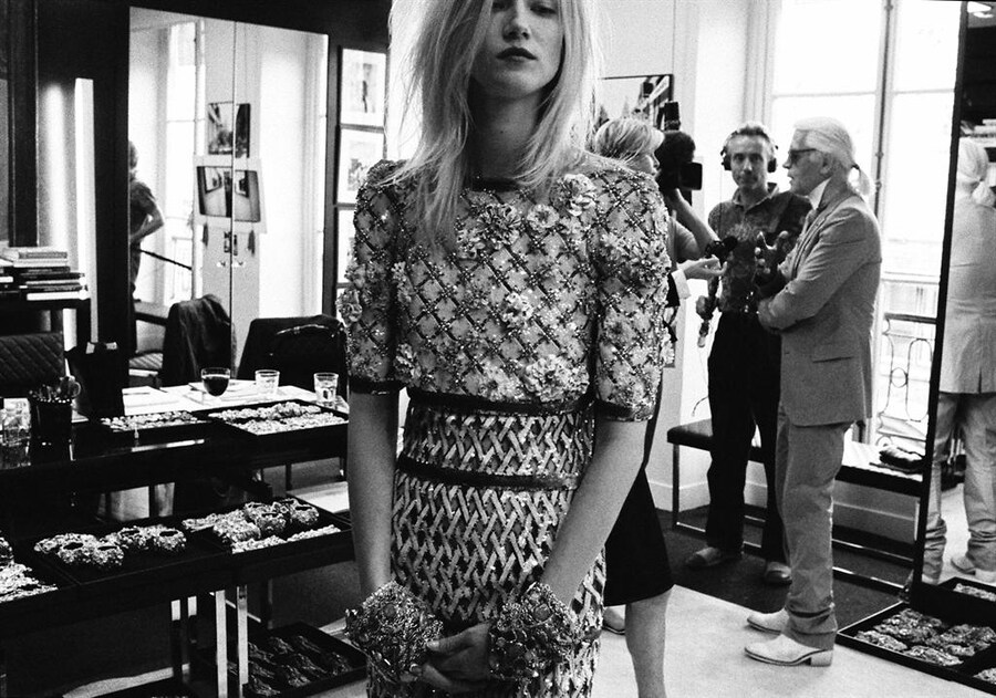 Chanel haute couture fittings