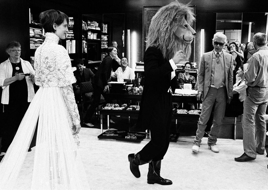 Chanel haute couture fittings