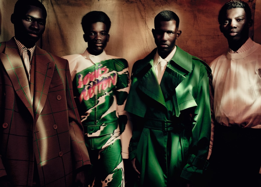 Louis Vuitton Ib Kamara stylist Paolo Roversi photographer