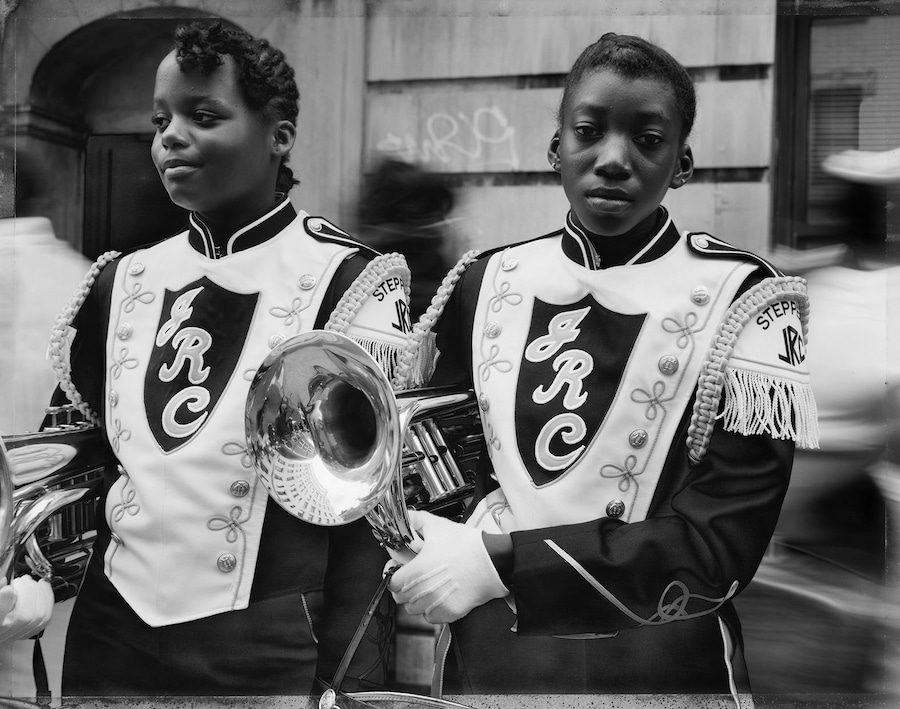 Dawoud Bey. ‘Two Girls from a Marching Band’, Harlem, NY 199