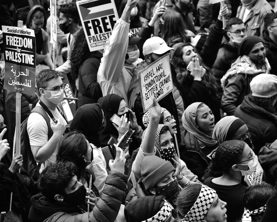 The Palestine Protest in London Virginie Khateeb 2021