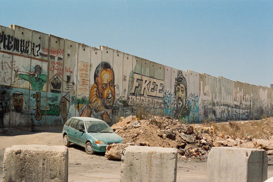 10 - West Bank Separation Wall at Qalandiya Checkp