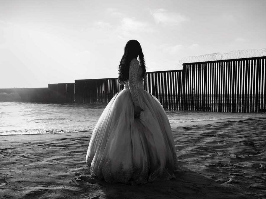 Paolo Pellegrin Tijuana - A girl celebrating her q
