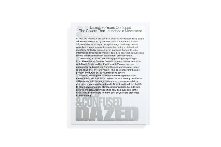 Dazed: 30 Years Confused magazine book Rizzoli