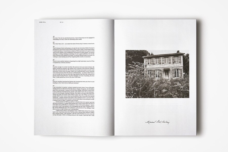 Patti Smith Never Still bookleft AnOther Magazine 2021