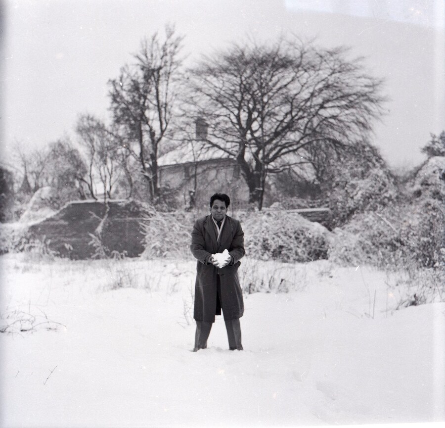Masterji, Snow Portrait, 1950s. Digital print. &#169;Th