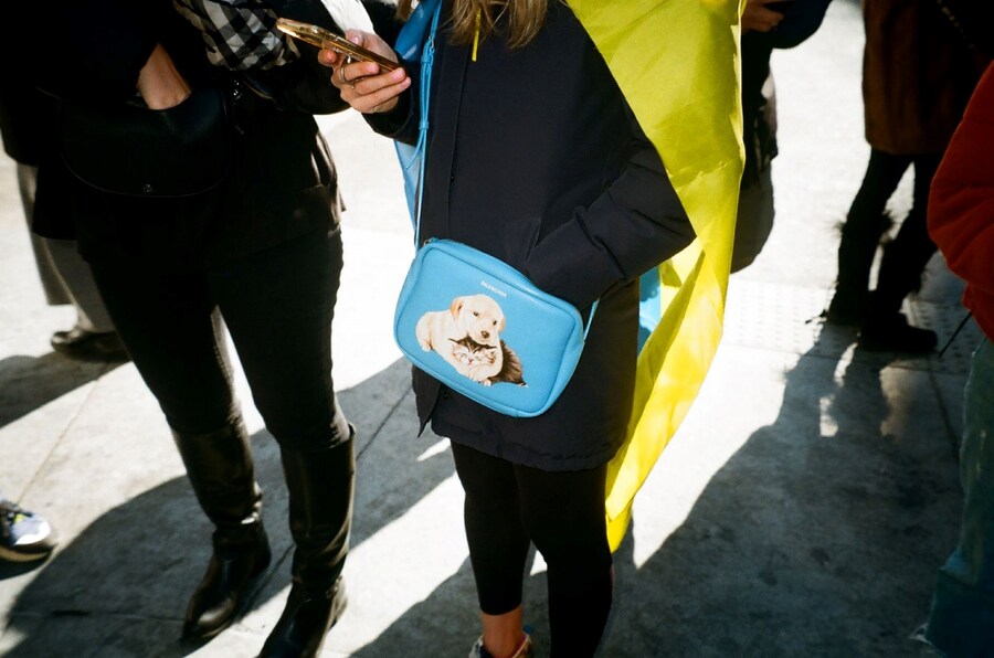 New Yorkers Protest Against The War in Ukraine