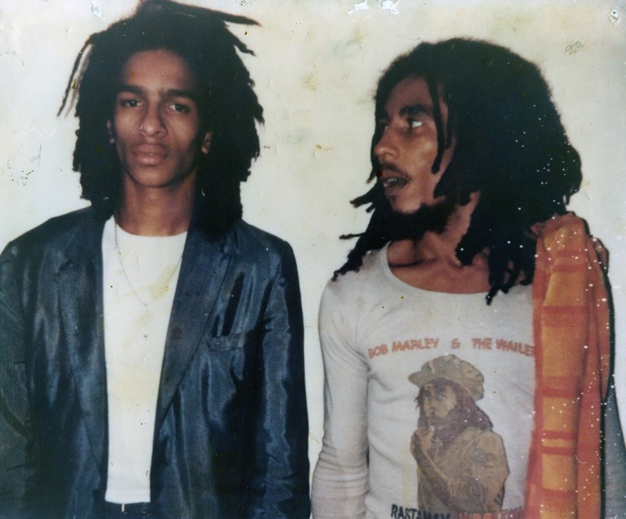 Don with Bob Marley(1) Polaroid 1975
