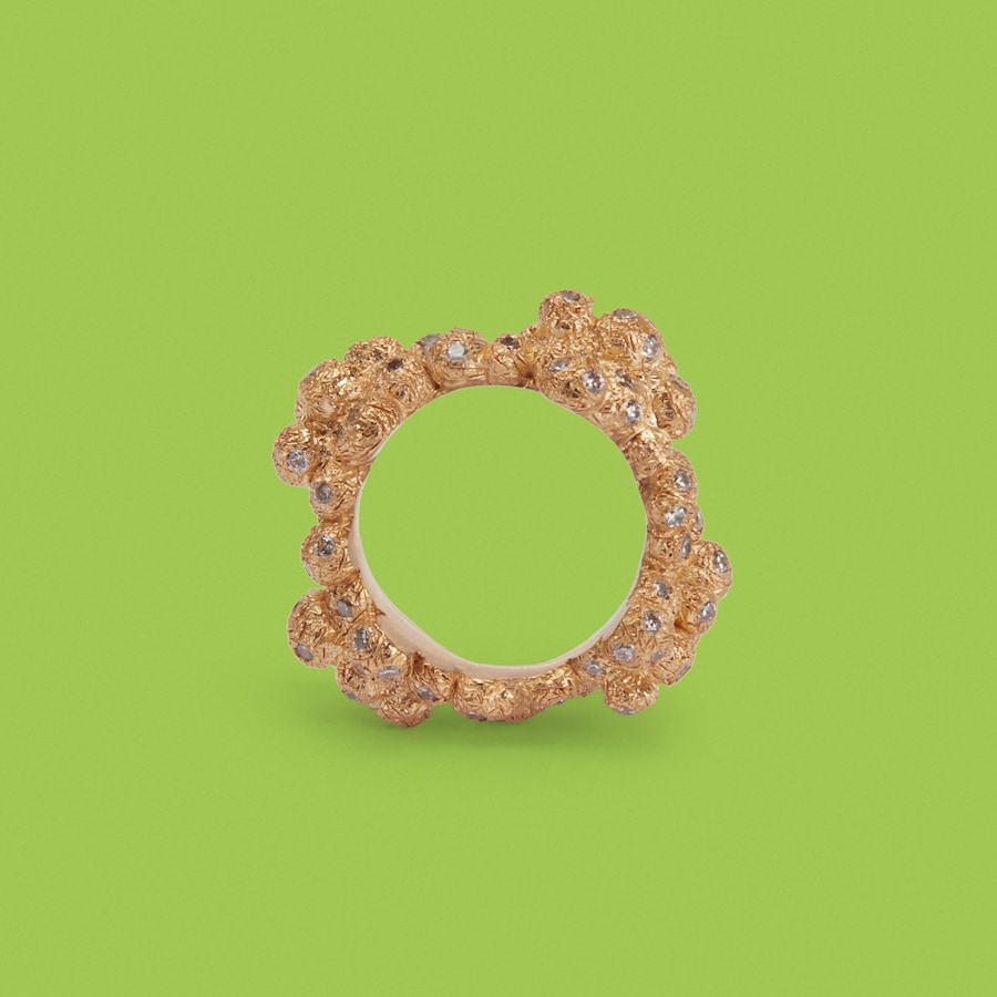 Cloud Eternity Band Gold_