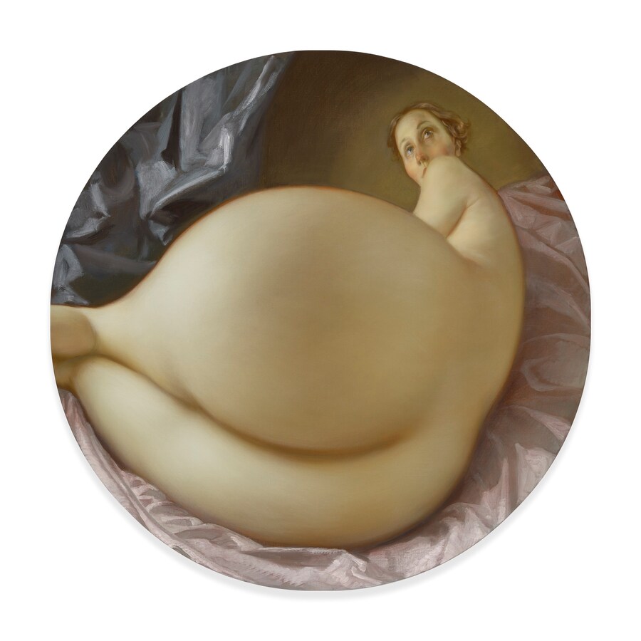 Currin, John_Nude in a Convex Mirror_2015_II